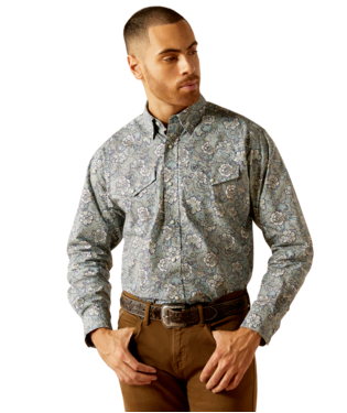 MNS ROCKY SNP LONG SLEEVE SHIRT KHAKI