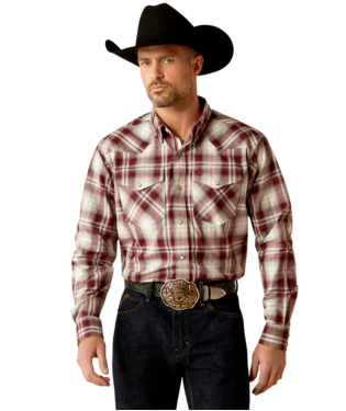 MNS PRO WALT SNP LONG SLEEVE SHIRT RED