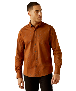 MNS MICKEY MDRN LONG SLEEVE SHIRT BROWN