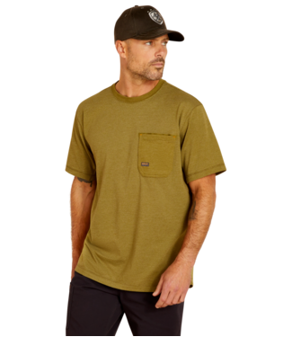 MNS RBR WORKMAN SHORT SLEEVE T SHIRT LICHEN HEATHER
