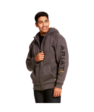 SWEATSHIRT, MNS REBAR ALL-WTHR FUL ZP HOODIE REBAR GREY