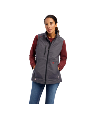 WMS FR DRALGHT STRCH CANVAS VEST IRON GREY