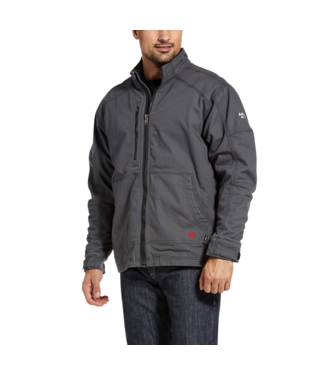 MNS FR DRALITE STR CNVS FIELD JACKET IRON GREY
