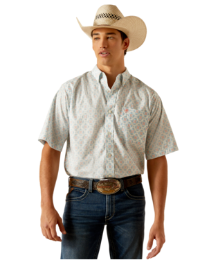 MNS KAI SHORT SLEEVE SHIRT AQUA