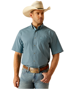 MNS PRO KAMERON SHORT SLEEVE SHIRT AQUA