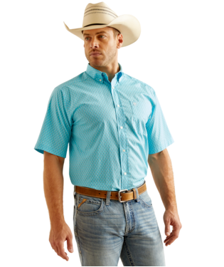 MNS KALEB SHORT SLEEVE SHIRT SKY