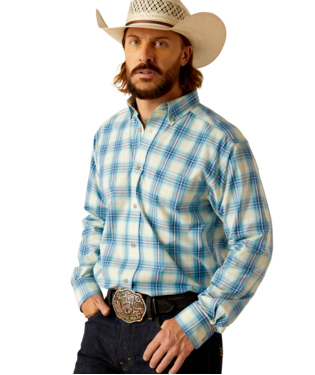 MNS PRO PRINCESTON LONG SLEEVE SHIRT AQUA