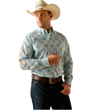 MNS TEAM EMMETT LONG SLEEVE SHIRT WHITE