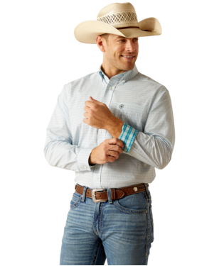 MNS WF KOLTON LONG SLEEVE SHIRT WHITE