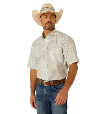 MNS EDUARDO SHORT SLEEVE SHIRT GREEN