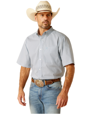 MNS EDGAR SHORT SLEEVE SHIRT BLUE HEAVEN