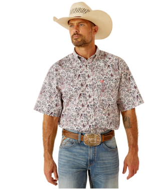 MNS WF WHITAKER SHORT SLEEEV SHIRT PEACOAT