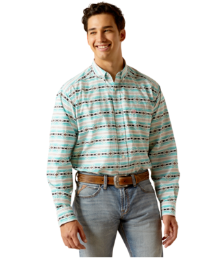 MNS JEFFERSON LONG SLEEVE SHIRT ICE GREEN