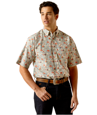 MNS RUBEN SHORT SLEEVE SHIRT KHAKI