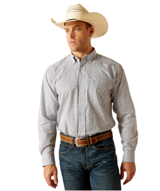 MNS RONALD LONG SLEEVE SHIRT BLUE