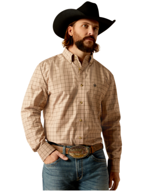 MNS PRO TREY LONG SLEEVE SHIRT KHAKI