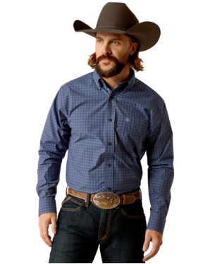 MNS PRO TANNER LONG SLEEVE SHIRT DARK BLUE