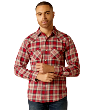 MNS HERSCHEL RETRO SNP LONG SLEEVE SHIRT CHARCOAL PEPPER