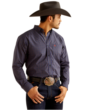 MNS PRO STEWART LONG SLEEVE SHIRT NAVY BLUE