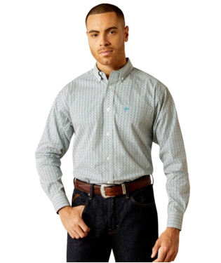 MNS WF GAGE LONG SLEEVE SHIRT WHITE