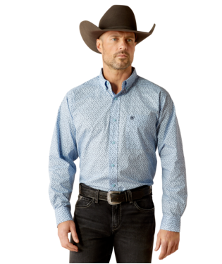 MNS ROWAN LONG SLEEVE SHIRT LIGHT BLUE