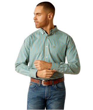 MNS WF GUS LONG SLEEVE SHIRT TEAL