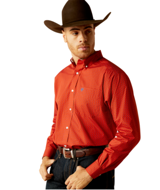 MNS WF LUCIAN LONG SLEEVE SHIRT ORANGE