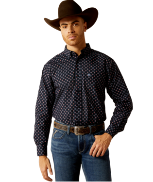 MNS TAYLOR LONG SLEEVE SHIRT DARK BLUE
