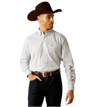 MNS TEAM KODY LONG SLEEVE SHIRT LIGHT BLUE/DARK GREY