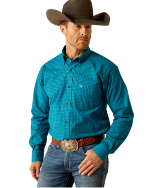 MNS PRO PORTER LONG SLEEVE SHIRT DARK TEAL