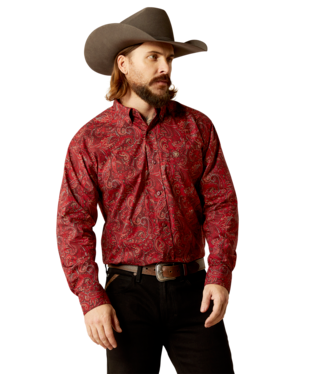 MNS JAYDON LONG SLEEVE SHIRT RED
