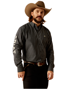 MNS PRO TEAM OTTO LONG SLEEVE SHIRT BLACK/KHAKI