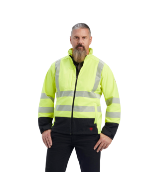 MNS FR VRNON HI-VIS SOFTSHELL JACKET HI-VIS YELLOW