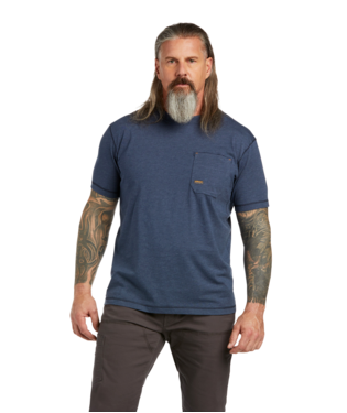 MNS RBR WKAN SHORT SLEEVE T SHIRT SLATE HEATHER