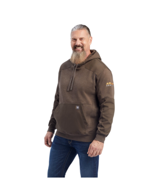 SWEATSHIRT, MNS RBR WRKMN DURACNVS HOODIE WREN HEATHER