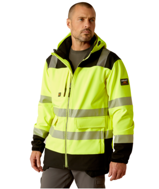 MNS REBAR HI-VIS SOFTSHELL JACKET HI VIS YELLOW