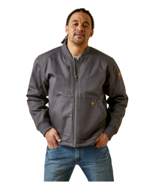 MNS REBAR STRETCH CANVAS BOMBER JACKET GREY ***Item is discontinued, Limited Stock***