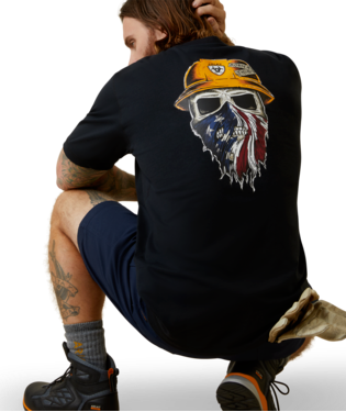 MNS RBR WKMN BORN SHORT SLEEVE T SHIRT BLACK