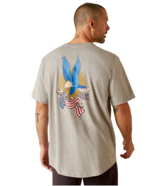 MNS RBR WORKMAN VCTRY EAGLE SHORT SLEEVE T SHIRT GREY