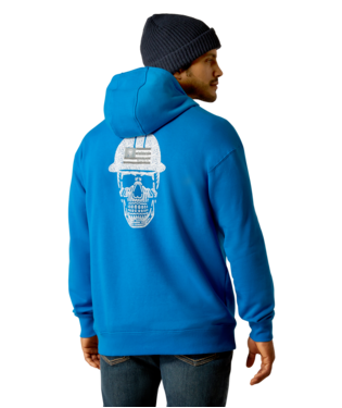 SWEATSHIRT, MNS RBR RGHNCK PULLOVER HOODIE IMPERIAL BLUE