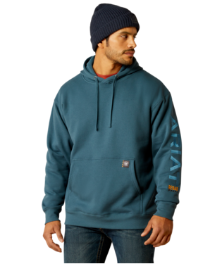 SWEATSHIRT, MNS REBAR GRAPHIC HOODIE STARGAZER/LARKSPUR