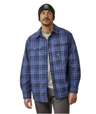 MNS REBAR FLANNEL INS SHIRT JACKET C BLUE PLAID