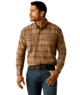 MNS RBR FLANNEL DRSTR LONG SLEEVE WORK SHIRT CHOCOLATE CHIP