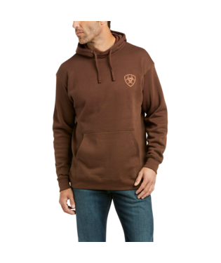 SWEATSHIRT, MNS PATRIOT 2.0 TAN/DARK BROWN