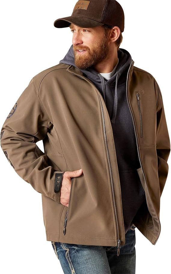 MNS LOGO 2.0 SOFTSHELL JACKET BANYAN BARK