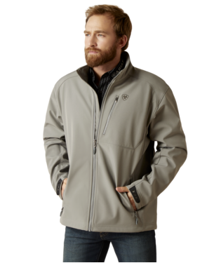 MNS LOGO 2.0 SOFTSHELL JACKET JETTY GREY
