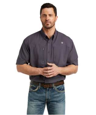 MNS VENTTEK CLSSC SHORT SLEEVE SHIRT CHARCOAL