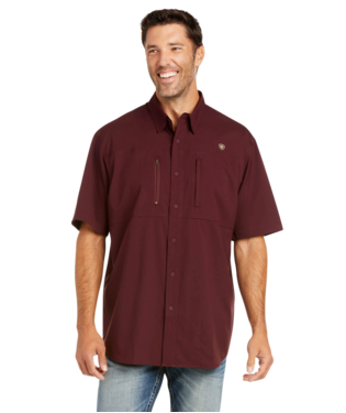 MNS VENTTEK CLSSC SHORT SLEEVE SHIRT MALBEC