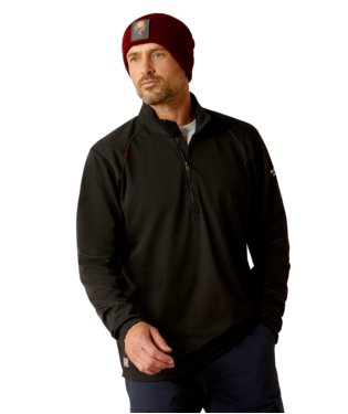 MNS FR PRIMO 1/4 ZIP LONG SLEEVE BASELAYER BLACK