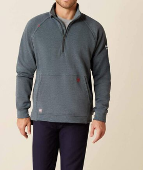 Ariat Men's FR Primo Fleece 2.0 Hoodie Grey